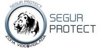 Logotipo de Segur protect, empresa de sistemas de videvigilancia, alarmas y sistemas biométricos